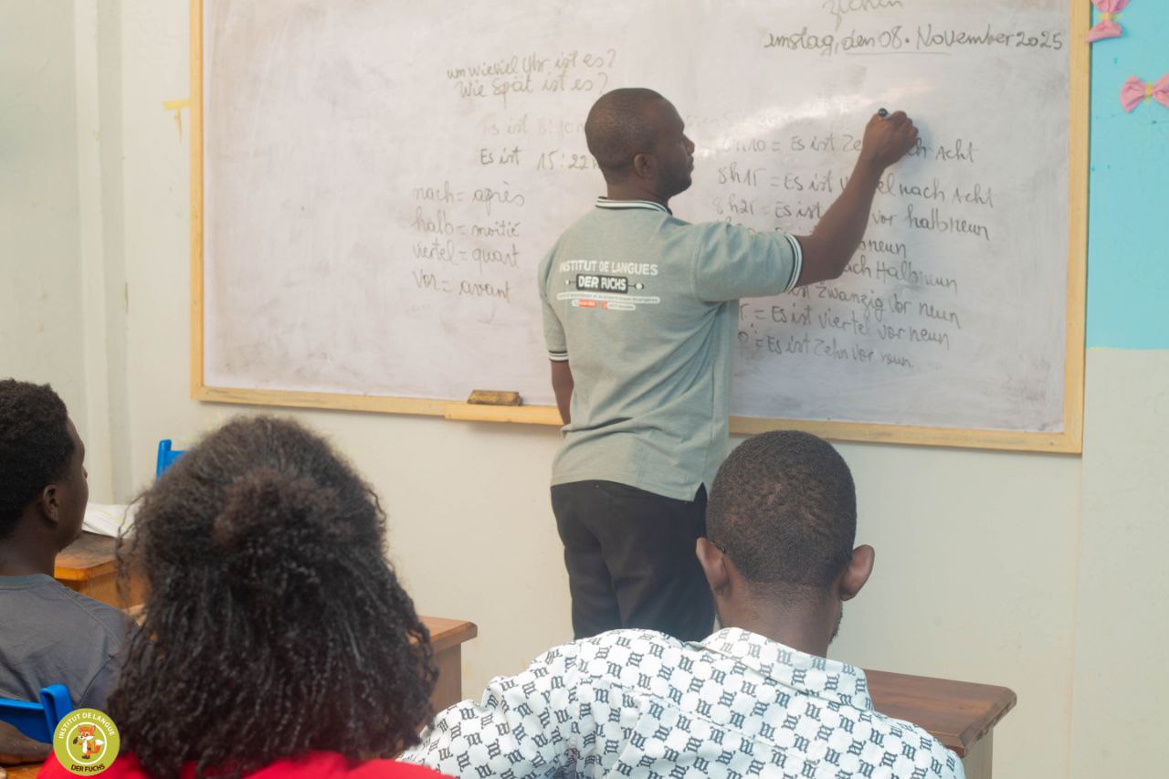 Salle de cours éclairée